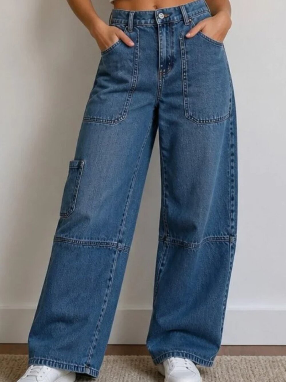 NEW NWT! CELEBRITY PINK GARDENER JEANS CARGO UTILITY DRAPEY DENIM sz XL